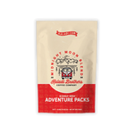 Adventure Packs single-serve coffee pouch — cream and red Midnight Moon Blend packaging