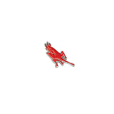 Red goat enamel pin