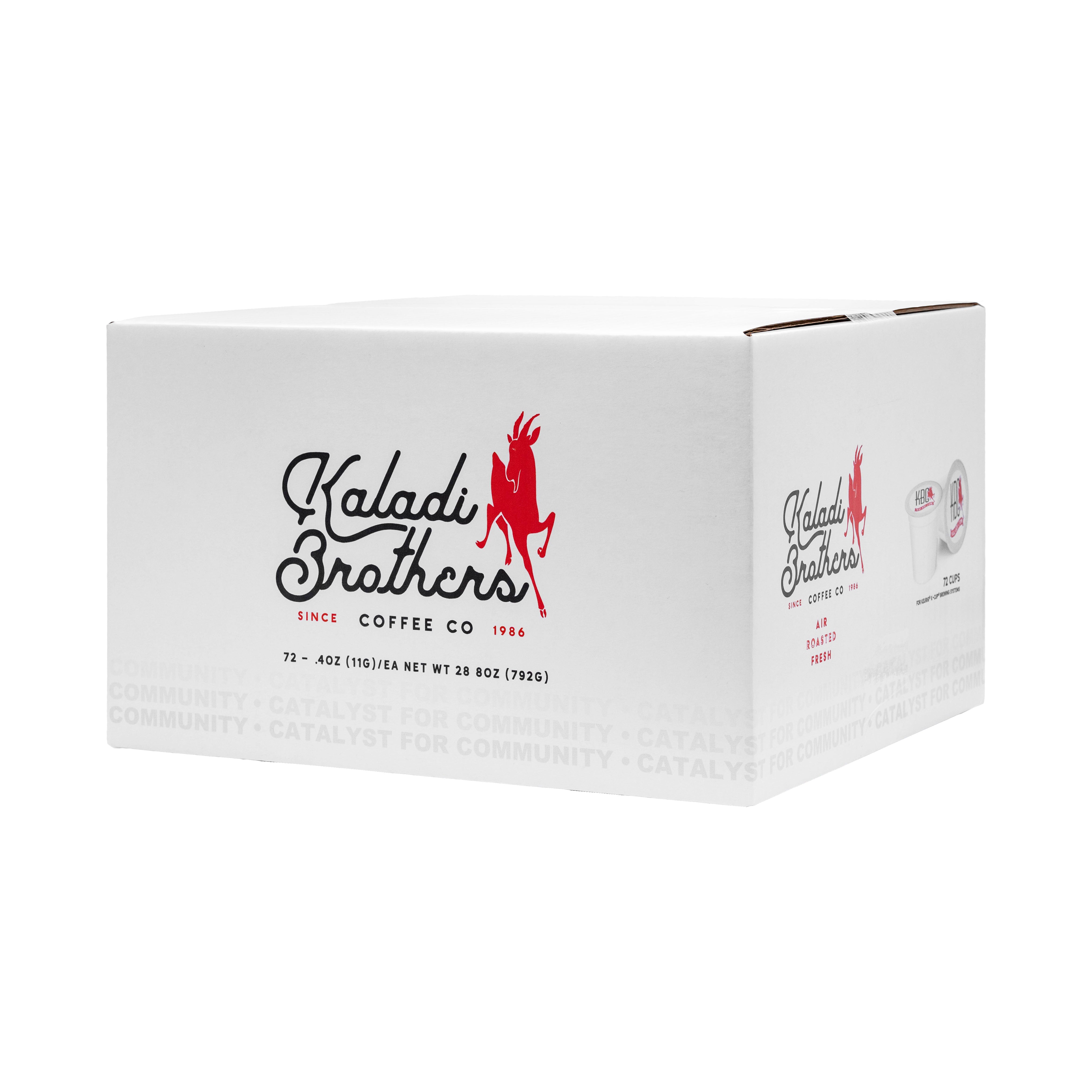 French Roast K-Cups 72-count box with Kaladi Brothers logo