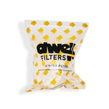 Dwell dripper filter pack in checkered pouch