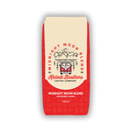Midnight Moon Blend coffee bag — cream and red Kaladi Brothers packaging